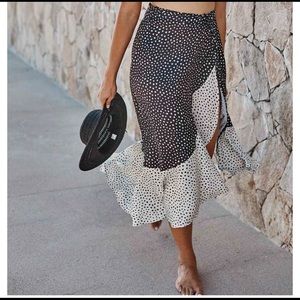 Summersalt swimsuit cover-up skirt, size: Large